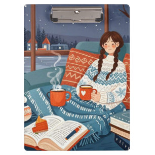 Hygge Cosy Night _ Celebrate cosy nights Clipboard