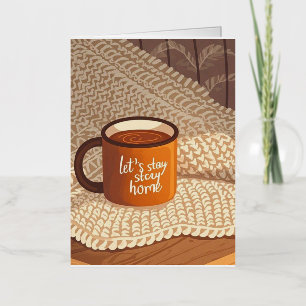 Hygge Cosy Night Celebrate cosy nights Foil Greeting Card