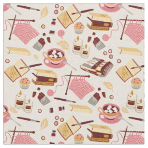 hygge cottagecore knitter chocolate crafts cosy fabric
