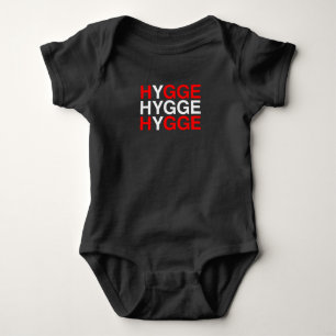 HYGGE Danish Flag Baby Bodysuit