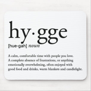 Hygge Definition Mouse Mat