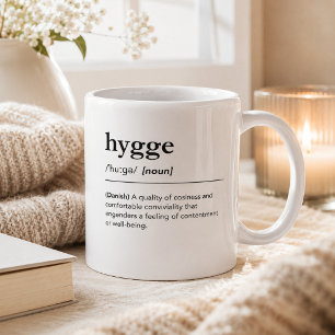Hygge definition scandinavian cosy season coffee mug