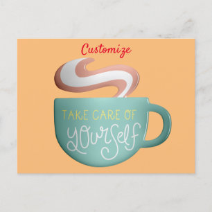 Hygge Drink Self-Care Thunder_Cove Postcard