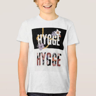 HYGGE Floral T-Shirt – Cosy Nordic Aesthetic with Tri-Blend Shirt