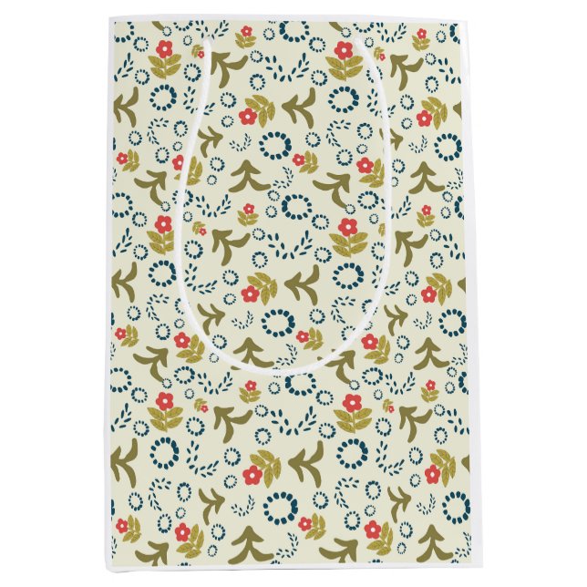 Hygge Holiday Pattern no.1 Gift Bag (Front)