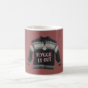 HYGGE IT OUT (red mug) Coffee Mug