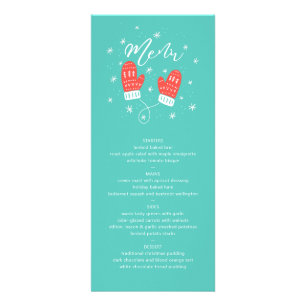 Hygge Mittens Christmas Holiday Menu