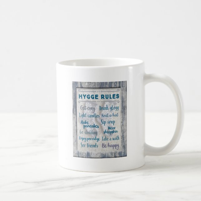 Hygge Rules Coffee Mug (Right)