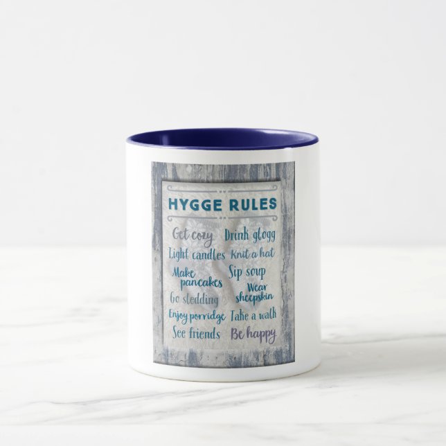 Hygge Rules Mug (Center)