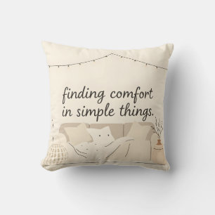 Hygge Throw Pillow Cozy Scandinavian Home Decor