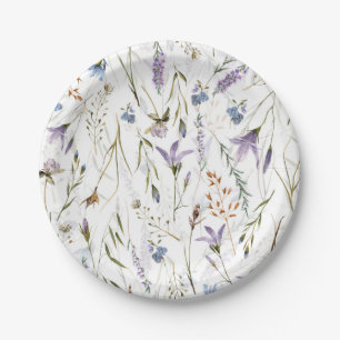Hygge Wildflowers Meadow Paper Plate