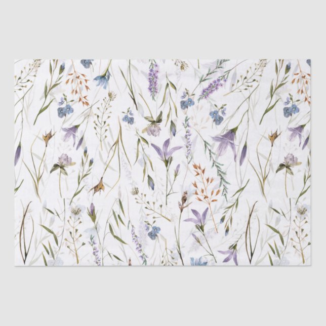 Hygge Wildflowers Meadow Tissue Paper (Front)