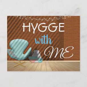 HYGGE with ME Cosy Zen Invitation Postcard