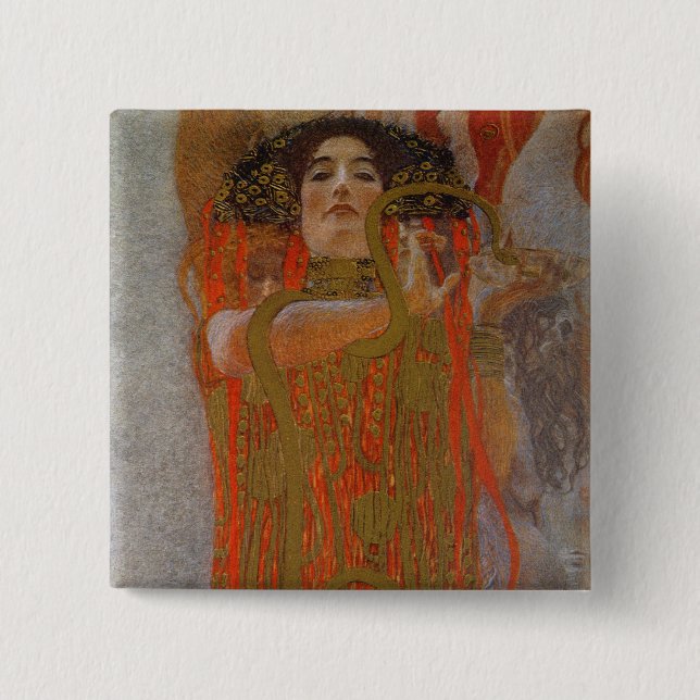 Hygieia, 1900-7 15 cm square badge (Front)