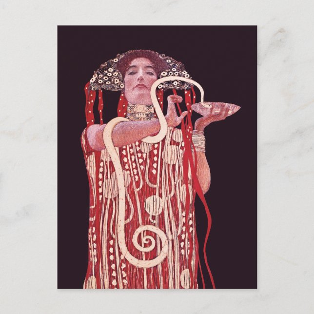 Hygieia by Gustav Klimt  Postcard (Front)
