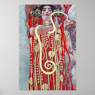 Hygieia by Gustav Klimt Poster