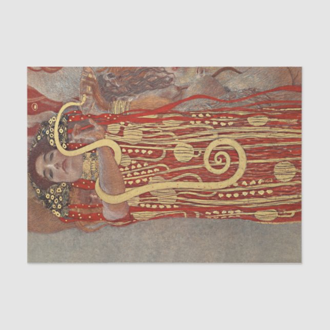 Hygieia by Gustav Klimt Tissue Paper (Front)