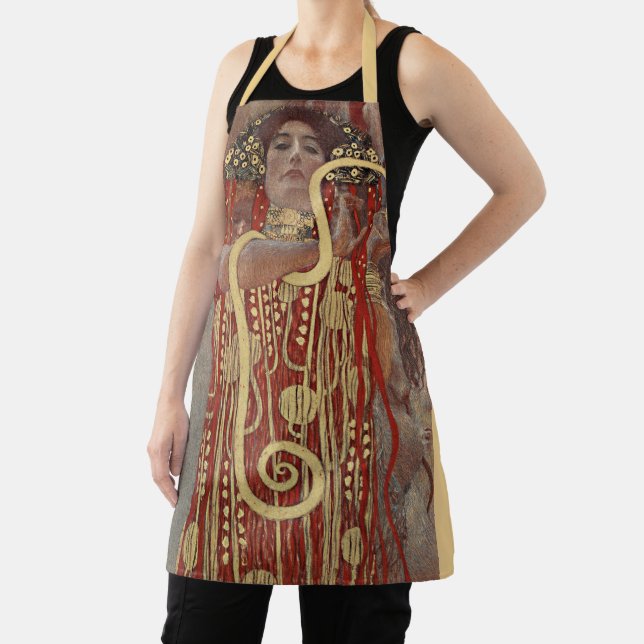 Hygieia by Gustav Klimt, Vintage Art Nouveau Apron (Insitu)