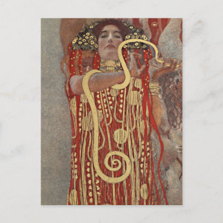Hygieia by Gustav Klimt, Vintage Art Nouveau Postcard