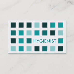 HYGIENIST (mod squares) Business Card