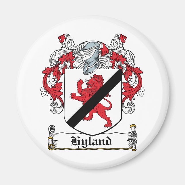 Hyland Family Crest Magnet (Front)