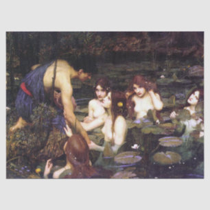Hylas and the Nymphs, by J W Waterhouse Decoupage Tissue Paper