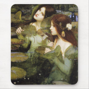 Hylas and the Nymphs detail by John W. Waterhouse Mouse Mat