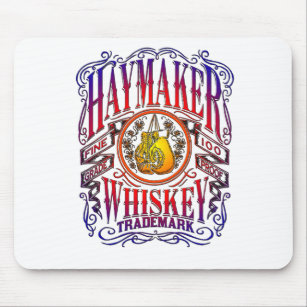 hymaker whiskey t-shirt mouse mat