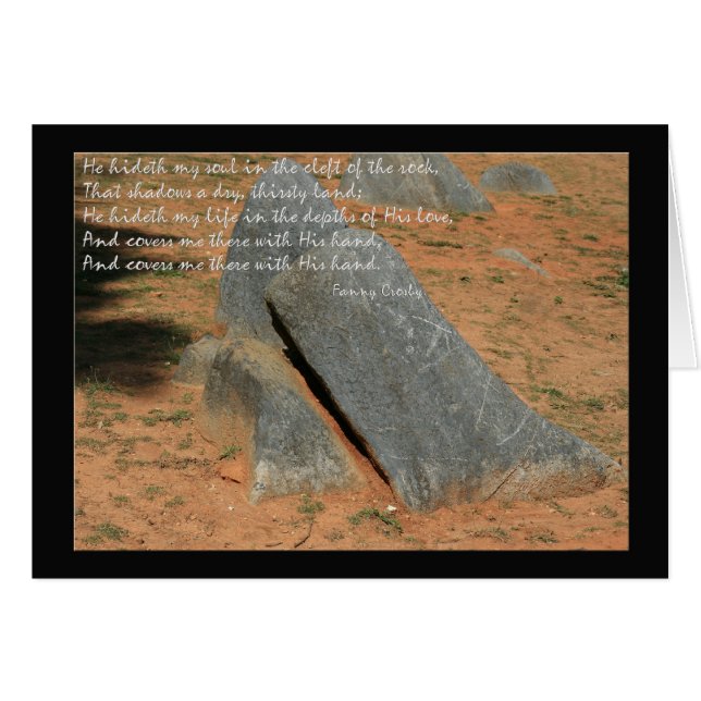 Hymn by Fannie Crosby He hideth my soul (Front Horizontal)