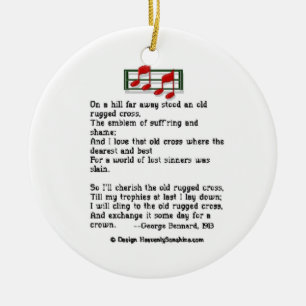 Hymn Ornament Old Rugged Cross