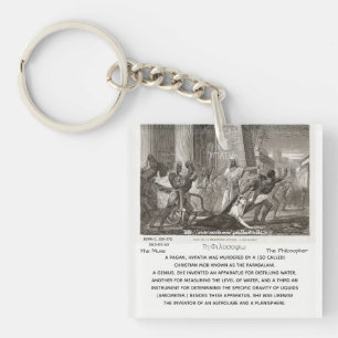 "Hypatia of Alexandria" Key Ring
