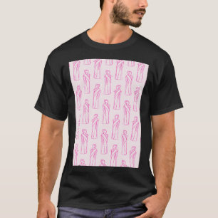 Hypatia Pink Background T-Shirt