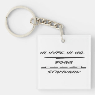 HYPE JOKE FUN GRAPHIC ART DESIGN KEY RING