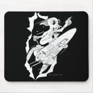 HYPE: Rocket Powered Skateboard Mouse Mat