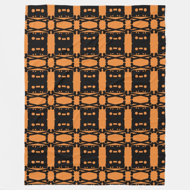 Hypebeast robot fleece blanket (Front)