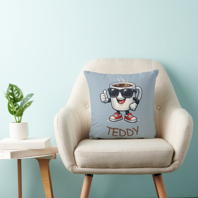 Hyped Up Coffee Cup Cushion (Chair)