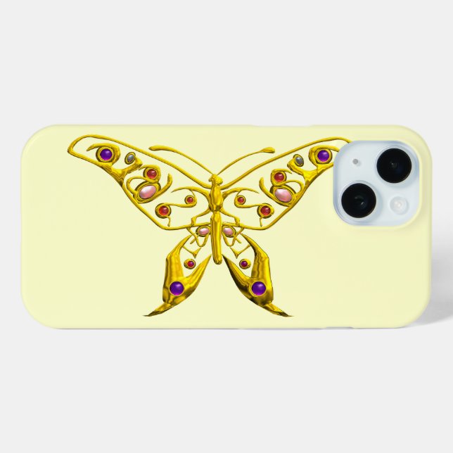 HYPER BUTTERFLY ,Cream Case-Mate iPhone Case (Back (Horizontal))