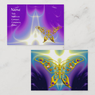 HYPER BUTTERFLY LIGHT WAVES,Pink,Purple,Violet Business Card