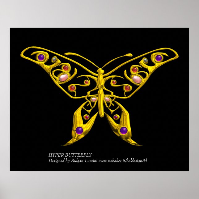 HYPER BUTTERFLY POSTER (Front)