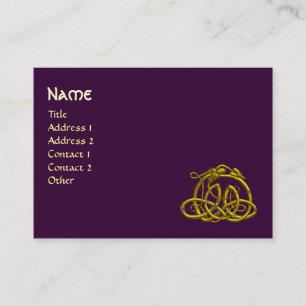 HYPER DRAGON ,purple Business Card