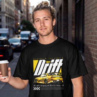Hyper Drift JDM Street Racing Sports Car T-Shirt