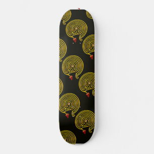 HYPER LABYRINTH, black Skateboard