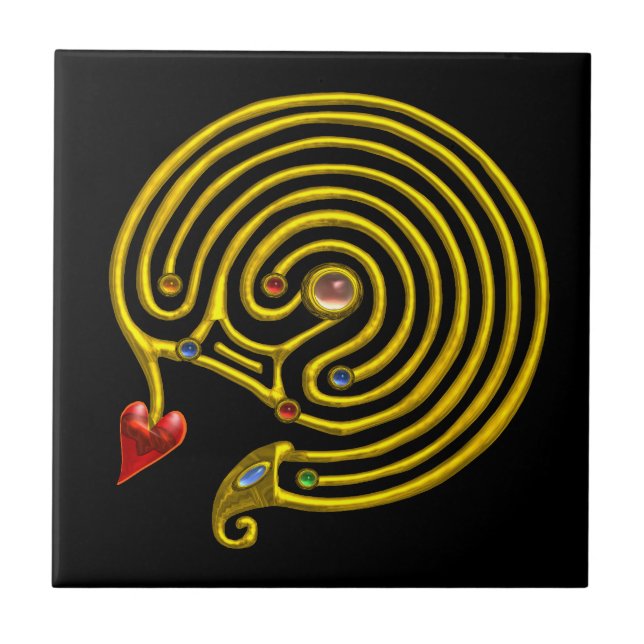 HYPER LABYRINTH,Black Tile (Front)