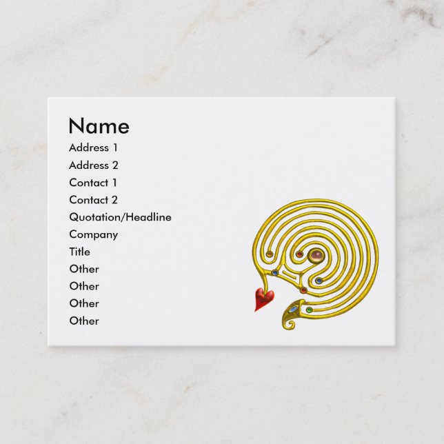 HYPER LABYRINTH BUSINESS CARD (Front)