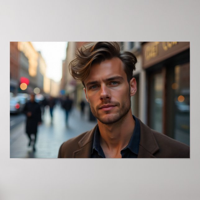 Hyper-Realistic 8K AI Photography for Commercial D Poster (Front)