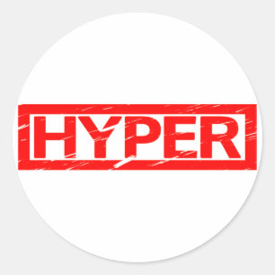 Hyper Stamp Classic Round Sticker