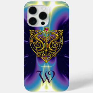 HYPER VALENTINE MONOGRAM  Pink Fuchsia Purple iPhone 15 Pro Max Case