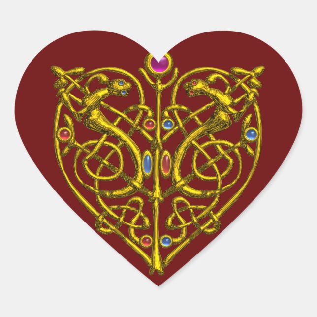 HYPER VALENTINE ,red Heart Sticker (Front)