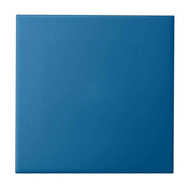 Hyperactive Blue Square Kitchen and Bathroom Ceram Tile (Front)