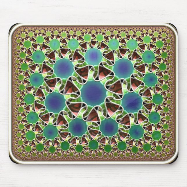 Hyperbolic Surface Knot Mouse Mat (Front)